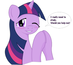 Size: 4500x4000 | Tagged: safe, artist:lordzid, derpibooru import, twilight sparkle, absurd resolution, blushing, bronybait, solo