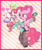 Size: 960x1130 | Tagged: safe, artist:momo, pinkie pie, changeling, earth pony, pony, clothes, cute, diapinkes, duality, famihara, selfcest