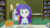 Size: 800x453 | Tagged: safe, rarity, sunset shimmer, epic fails (equestria girls), eqg summertime shorts, equestria girls, :o, animated, cute, eating, female, frown, gif, humans doing horse things, nom, open mouth, raised eyebrow, shimmerbetes, smiling, sunset wants her old digestive system back