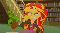 Size: 1280x720 | Tagged: safe, screencap, sunset shimmer, epic fails (equestria girls), eqg summertime shorts, equestria girls