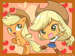 Size: 640x480 | Tagged: safe, artist:j8d, applejack, equestria girls, cute, human ponidox