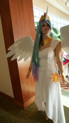 Size: 540x960 | Tagged: safe, princess celestia, human, cosplay, irl, irl human, photo