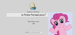 Size: 1099x517 | Tagged: safe, pinkie pie, earth pony, pony, best pony, consult the fossil, helix fossil, lord helix, omanyte, twitch plays pokémon