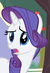 Size: 537x779 | Tagged: safe, screencap, rarity, pony, unicorn, bats!, cropped, female, mare, open mouth, solo