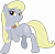 Size: 4706x4592 | Tagged: safe, artist:eruaneth, artist:willdrawforfood1, derpy hooves, octavia melody, earth pony, pegasus, pony, absurd resolution, alternate hairstyle, female, mare, simple background, solo, tavified, transparent background, underp, vector, wingless