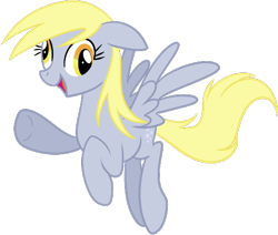 Size: 522x442 | Tagged: safe, artist:hanatoushin, derpy hooves, pegasus, pony, female, mare, solo