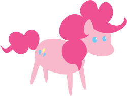 Size: 400x301 | Tagged: safe, artist:schaafii, pinkie pie, earth pony, pony, female, mare, pink coat, pink mane, simple background, solo, transparent background