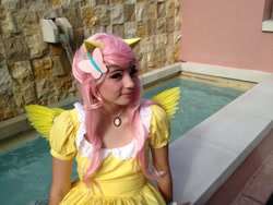 Size: 960x720 | Tagged: safe, artist:terezigrell, fluttershy, human, cosplay, irl, irl human, photo, solo