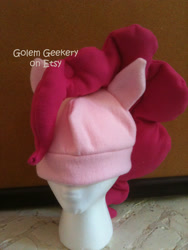 Size: 1536x2048 | Tagged: safe, artist:golemgeekery, pinkie pie, craft, hat, irl, photo