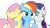 Size: 8889x5000 | Tagged: safe, artist:sollace, derpibooru import, fluttershy, rainbow dash, rarity, pegasus, pony, unicorn, fake it 'til you make it, grannies gone wild, .svg available, absurd resolution, c:, cute, dashabetes, eyes closed, female, flutterdash, lesbian, rainbow dash gets all the mares, raised hoof, raribetes, raridash, shipping, shyabetes, side hug, simple background, smiling, smoosh, smug, tinyface, transparent background, trio, vector