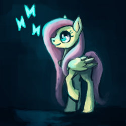 Size: 500x500 | Tagged: safe, artist:tracymod, fluttershy, pegasus, pony, female, mare, solo, tumblr