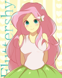 Size: 500x621 | Tagged: safe, artist:kako, fluttershy, equestria girls, pixiv, solo