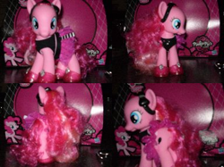 Size: 384x287 | Tagged: safe, pinkie pie, clothes, goth, goth fashion, gothic pinkie, irl, photo, pinkie pie's boutique, target exclusive, toy