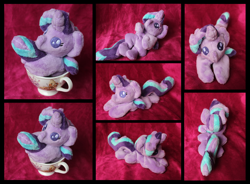 Size: 1024x753 | Tagged: safe, starlight glimmer, pony, unicorn, beanie (plushie), cup, irl, photo, plushie, solo, teacup