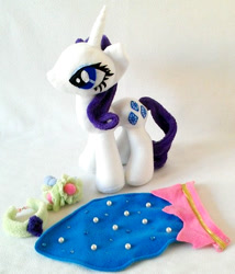 Size: 455x532 | Tagged: safe, artist:catzilerella, rarity, irl, photo, plushie