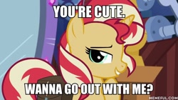 Size: 600x336 | Tagged: safe, edit, edited screencap, screencap, sunset shimmer, pony, equestria girls, mirror magic, spoiler:eqg specials, bronybait, image macro, meme