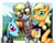 Size: 1155x893 | Tagged: safe, artist:razia, applejack, derpy hooves, rainbow dash, earth pony, pegasus, pony, bubbles (trailer park boys), female, julian (trailer park boys), mare, ricky, trailer park boys