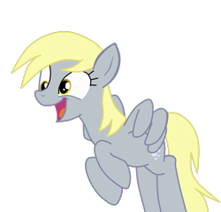 Size: 1320x1260 | Tagged: safe, artist:red-flareon, derpy hooves, pegasus, pony, slice of life (episode), cute, derpabetes, female, flying, mare, open mouth, simple background, smiling, solo, transparent background, vector