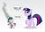 Size: 842x614 | Tagged: safe, artist:spyantman, derpibooru import, spike, twilight sparkle, dragon, mentally advanced series