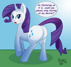 Size: 960x900 | Tagged: safe, artist:paoguu, rarity, pony, unicorn, looking at you, plot, solo