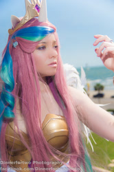 Size: 681x1024 | Tagged: safe, artist:foayasha, princess celestia, human, cosplay, irl, irl human, photo