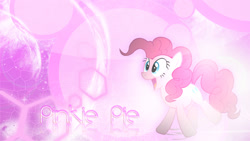 Size: 1920x1080 | Tagged: safe, artist:cr4zyppl, artist:realpinkiedianepie, pinkie pie, earth pony, pony, circle, jumping, lens flare, solo, vector, wallpaper