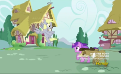 Size: 938x570 | Tagged: safe, screencap, amethyst star, derpy hooves, matilda, sparkler, pegasus, pony, slice of life (episode), female, mare, ponyville