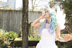 Size: 900x600 | Tagged: safe, artist:okami-chan1023, princess celestia, human, cosplay, irl, irl human, photo