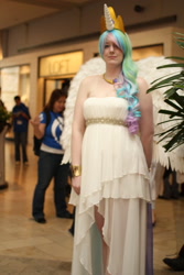 Size: 730x1095 | Tagged: safe, artist:hello-kt-cosplay, princess celestia, human, cosplay, irl, irl human, photo