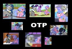 Size: 1476x1012 | Tagged: safe, derpibooru import, edit, edited screencap, screencap, caesar, royal ribbon, twilight sparkle, magical mystery cure, the best night ever, exploitable meme, otp, ponies standing next to each other