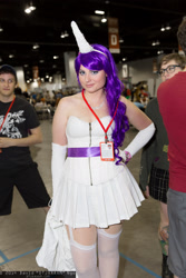 Size: 1365x2048 | Tagged: safe, rarity, human, clothes, cosplay, dress, irl, irl human, photo