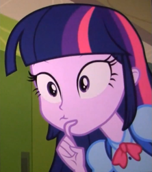 Size: 587x662 | Tagged: safe, derpibooru import, screencap, twilight sparkle, equestria girls, equestria girls (movie), solo