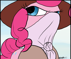 Size: 2160x1800 | Tagged: safe, artist:aaronmk, pinkie pie, earth pony, pony, bandana, clothes, hat, scarf, solo, western