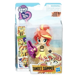 Size: 1500x1500 | Tagged: safe, artist:ritalux, sunset shimmer, better together, equestria girls, forgotten friendship, friendship games, my past is not today, bandeau, bikini, clothes, doll, equestria girls logo, equestria girls minis, irl, merchandise, midriff, photo, skirt, summer sunset, swimsuit, toy, wrap skirt
