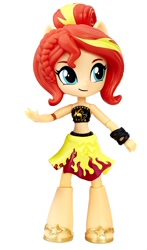 Size: 532x906 | Tagged: safe, edit, sunset shimmer, equestria girls, bandeau, bikini, bikini top, bracelet, clothes, doll, equestria girls minis, jewelry, merchandise, midriff, sandals, summer sunset, swimsuit, toy, wrap skirt