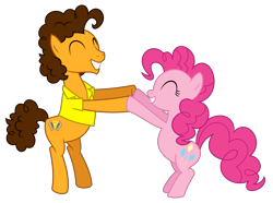 Size: 8000x5961 | Tagged: safe, artist:masem, cheese sandwich, pinkie pie, earth pony, pony, pinkie pride, .svg available, absurd resolution, simple background, transparent background, vector