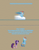 Size: 504x643 | Tagged: safe, artist:verve, derpibooru import, rainbow dash, twilight sparkle, twilight sparkle (alicorn), alicorn, pegasus, pony, grannies gone wild, ask genie twilight, comic, female, genie, mare, motion blur, pixel art, roller coaster, vr goggles, wild blue yonder