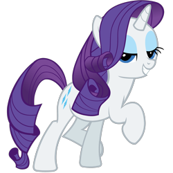 Size: 3200x3200 | Tagged: safe, artist:tomfraggle, rarity, pony, unicorn, simple background, solo, transparent background, vector