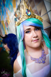 Size: 3840x5760 | Tagged: safe, princess celestia, princess luna, human, cosplay, irl, irl human, photo