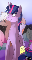 Size: 364x679 | Tagged: safe, artist:dragk, derpibooru import, twilight sparkle, twilight sparkle (alicorn), alicorn, pony, female, mare, solo