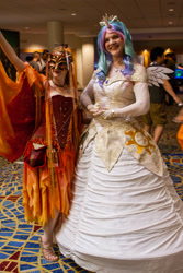 Size: 2000x3000 | Tagged: safe, philomena, princess celestia, human, cosplay, irl, irl human, photo