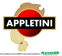 Size: 1924x1724 | Tagged: safe, artist:axemgr, applejack, logo, martini, no pony, parody