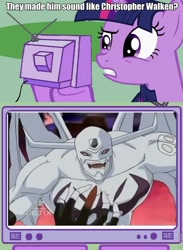 Size: 563x771 | Tagged: safe, derpibooru import, twilight sparkle, digimon, exploitable meme, icedevimon, meme, obligatory pony, tv meme