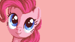 Size: 3556x2000 | Tagged: safe, artist:pix3m, part of a set, pinkie pie, earth pony, pony, high res, pixel art, pixle, solo, wallpaper