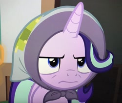Size: 3266x2756 | Tagged: safe, screencap, starlight glimmer, pony, unicorn, the parent map, cropped, female, mare, solo, starlight is not amused, unamused