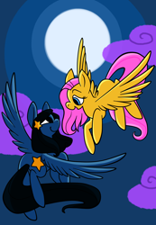 Size: 2314x3341 | Tagged: safe, artist:chop4, fluttershy, oc, pegasus, pony, flying