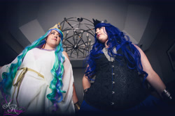 Size: 5760x3840 | Tagged: safe, princess celestia, princess luna, human, cosplay, irl, irl human, photo