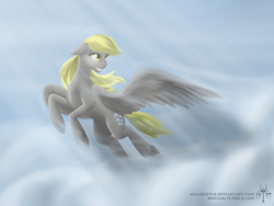 Size: 1600x1200 | Tagged: safe, artist:adalbertus, derpy hooves, pegasus, pony, female, mare, solo