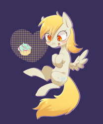 Size: 1200x1445 | Tagged: safe, artist:kkmrarar, derpy hooves, pegasus, pony, blonde mane, female, gray coat, mare, solo, wings