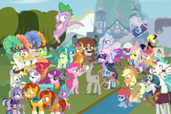 Size: 1253x835 | Tagged: safe, artist:dm29, apple rose, applejack, auntie applesauce, big macintosh, chancellor neighsay, derpy hooves, firelight, fluttershy, gallus, goldie delicious, granny smith, jack hammer, maud pie, mudbriar, ocellus, photo finish, pinkie pie, princess celestia, rainbow dash, sandbar, scootaloo, silverstream, smolder, spike, starlight glimmer, stellar flare, sugar belle, sunburst, sweetie belle, terramar, twilight sparkle, twilight sparkle (alicorn), yona, alicorn, changedling, changeling, classical hippogriff, dragon, earth pony, griffon, hippogriff, pony, seapony (g4), unicorn, yak, fake it 'til you make it, grannies gone wild, horse play, molt down, non-compete clause, school daze, surf and/or turf, the break up breakdown, the maud couple, the parent map, alternate hairstyle, apple shed, bipedal, camera, cardboard maud, chair, classroom, clothes, construction pony, cosplay, costume, director spike, director's chair, dragoness, eea rulebook, eyes on the prize, female, filly, fishing rod, fluttergoth, geode, gold horseshoe gals, hipstershy, it's not a phase, it's not a phase mom it's who i am, kickline, leaking, levitation, magic, male, mare, maudbriar, rocket, school of friendship, seaponified, seapony scootaloo, severeshy, shipping, showgirl, shylestia, species swap, stallion, sticks, straight, student six, telekinesis, the meme continues, the story so far of season 8, this isn't even my final form, toy interpretation, trixie's rocket, vine, wagon, wall of tags, winged spike